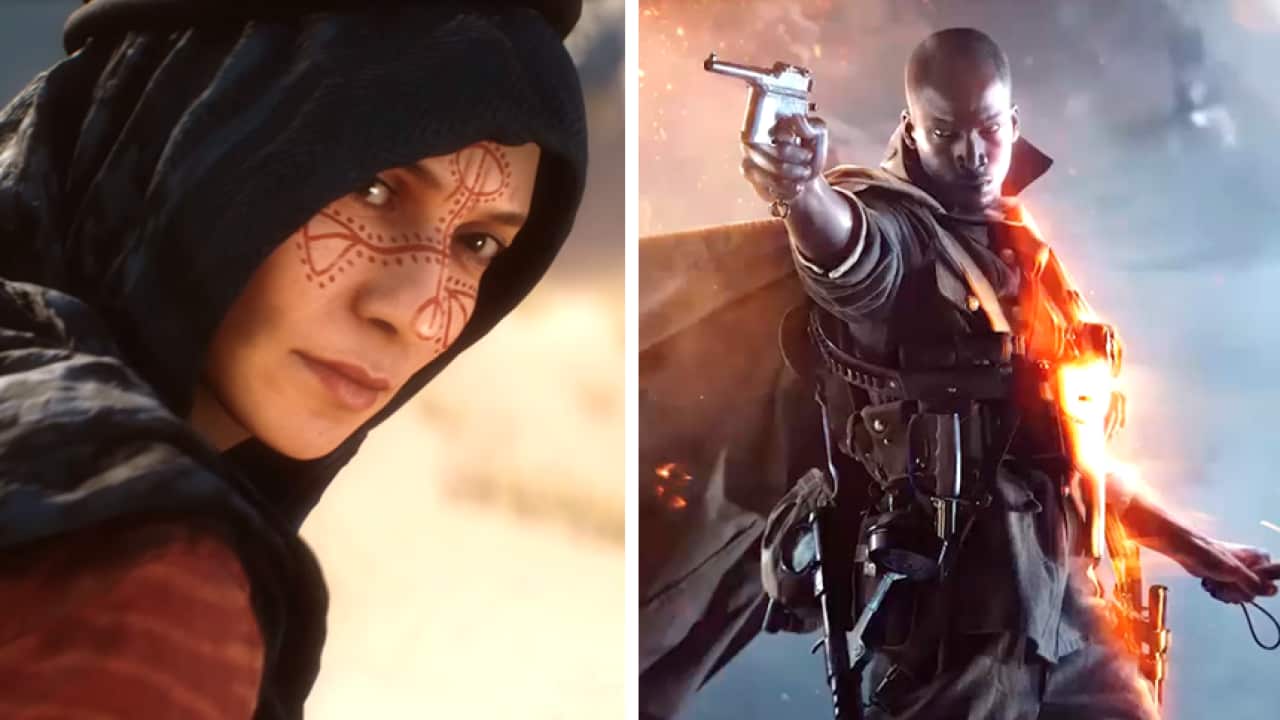 The ability to play as a black man and a Muslim woman in the WW1 shooter is a departure from the genre, which features primarily white, male protagonists.