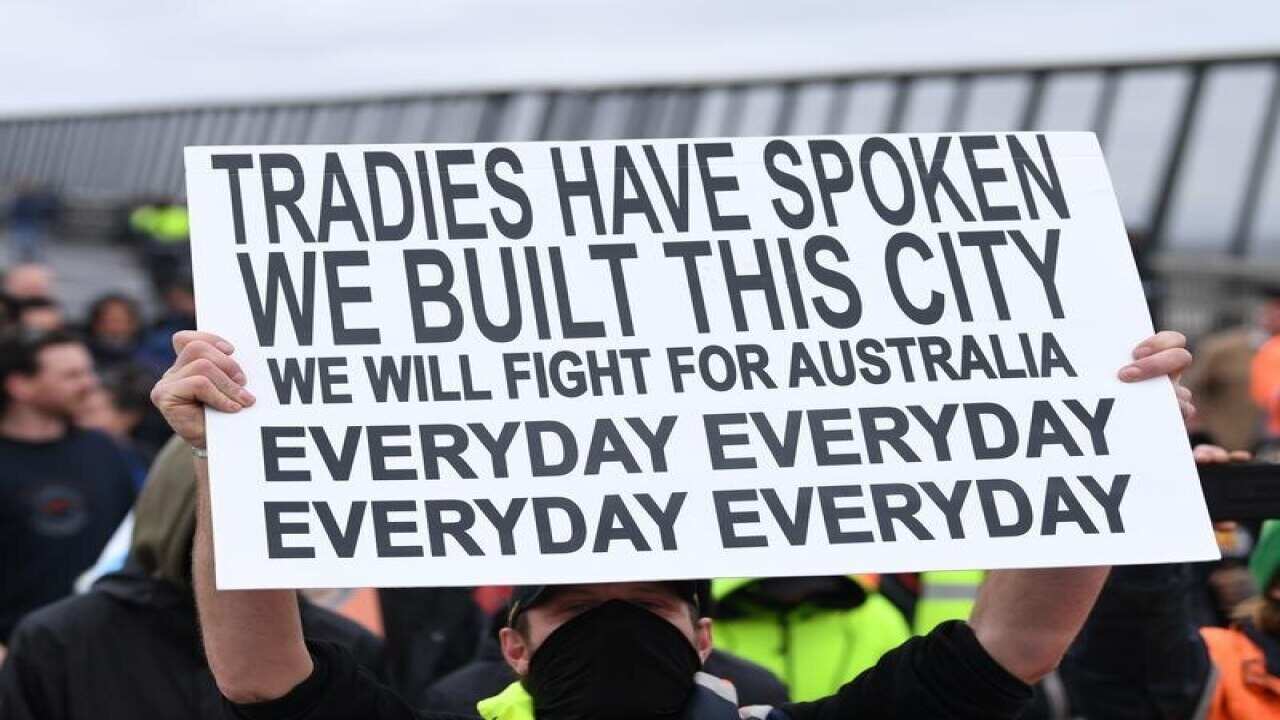 CFMEU PROTEST MELBOURNE
