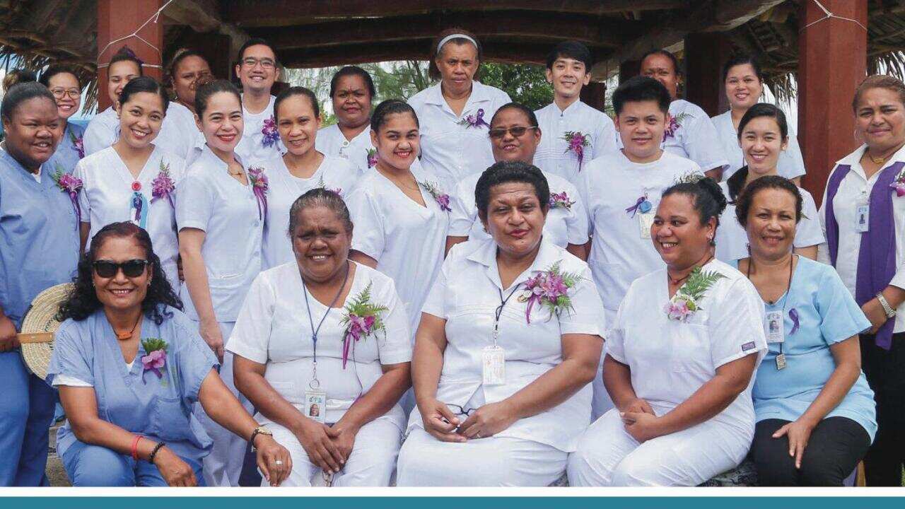 Nurses of the Republic of Palau COVID-19 vaccination