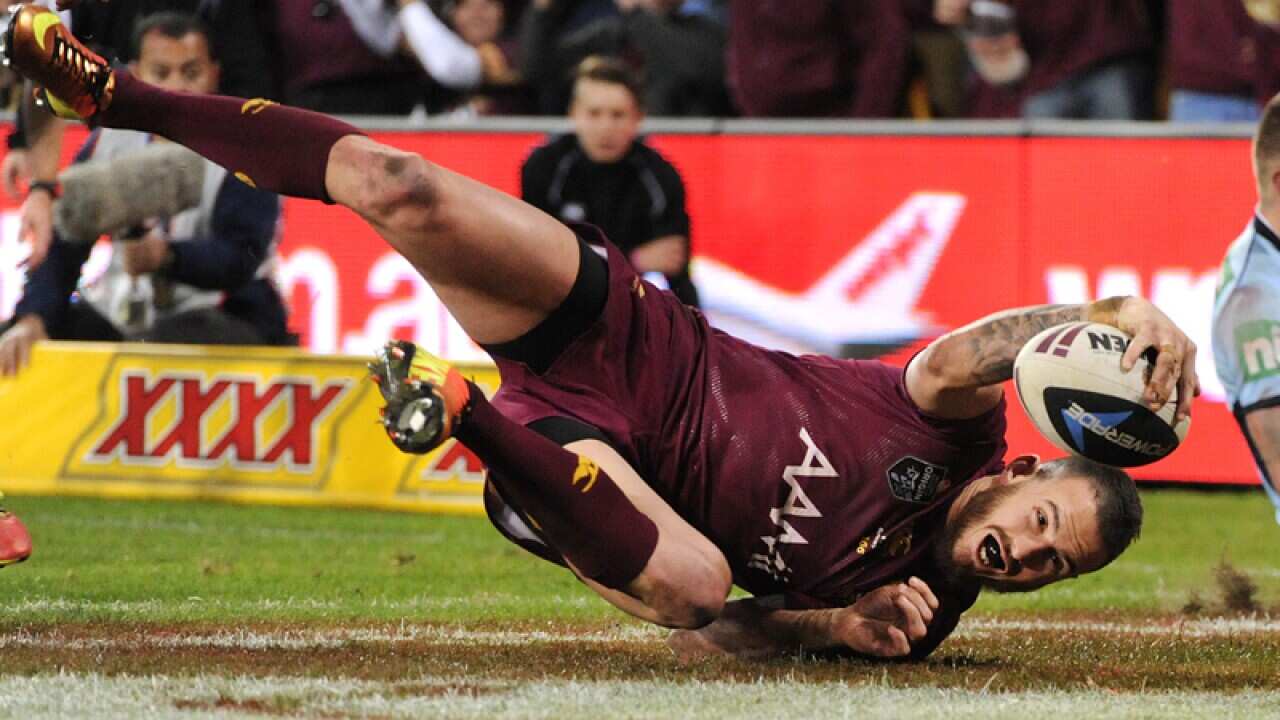 Darius Boyd during Origin.