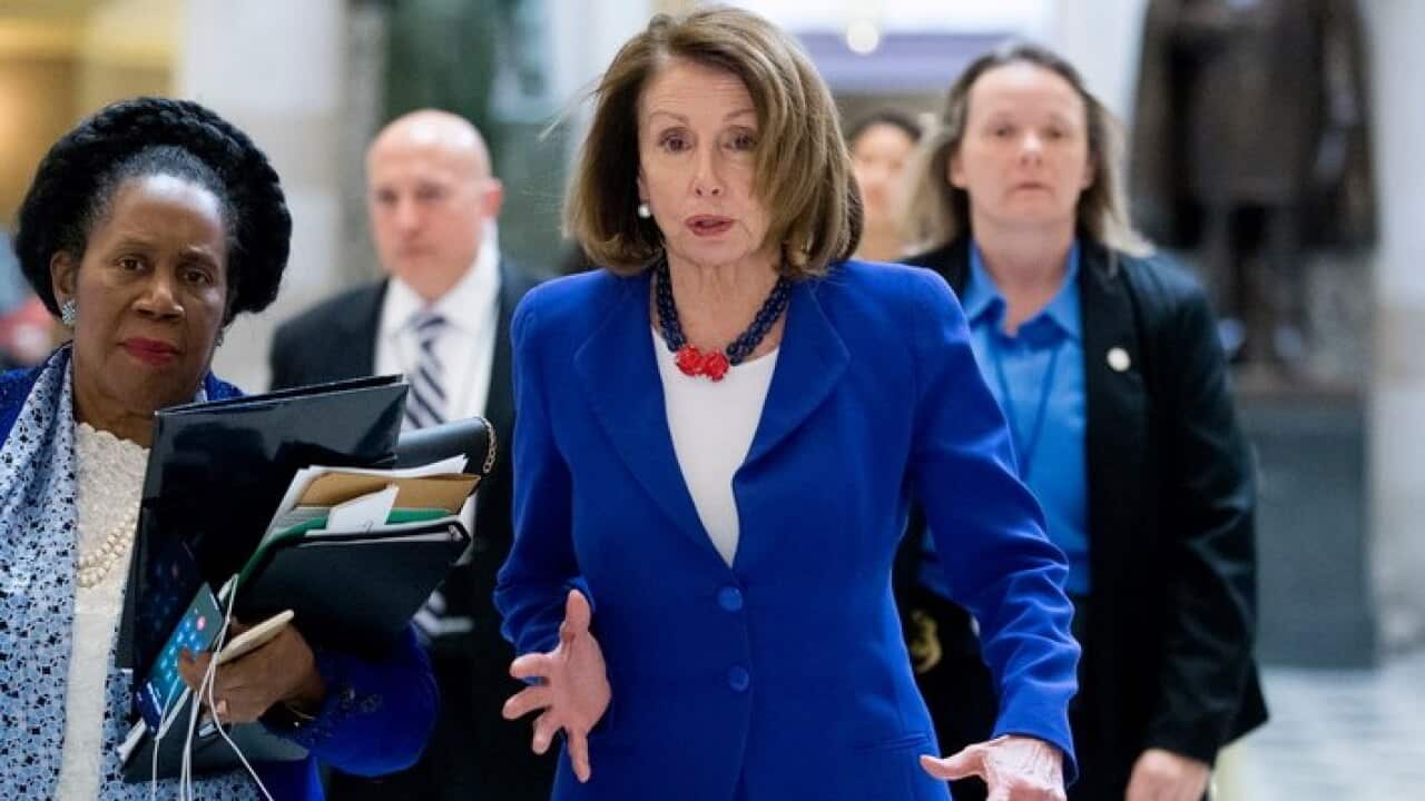 US Speaker of the House Democrat Nancy Pelosi