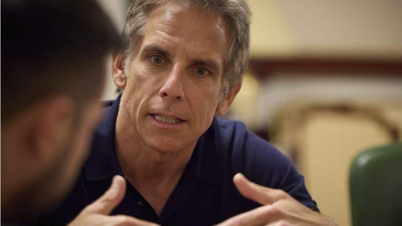 US actor Ben Stiller has described the scenes in war-torn Ukraine as distressing, shocking and on a bigger scale than any movie.