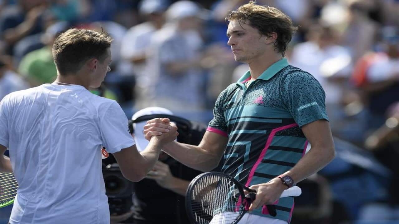 Alexander Zverev and Alex de Minaur