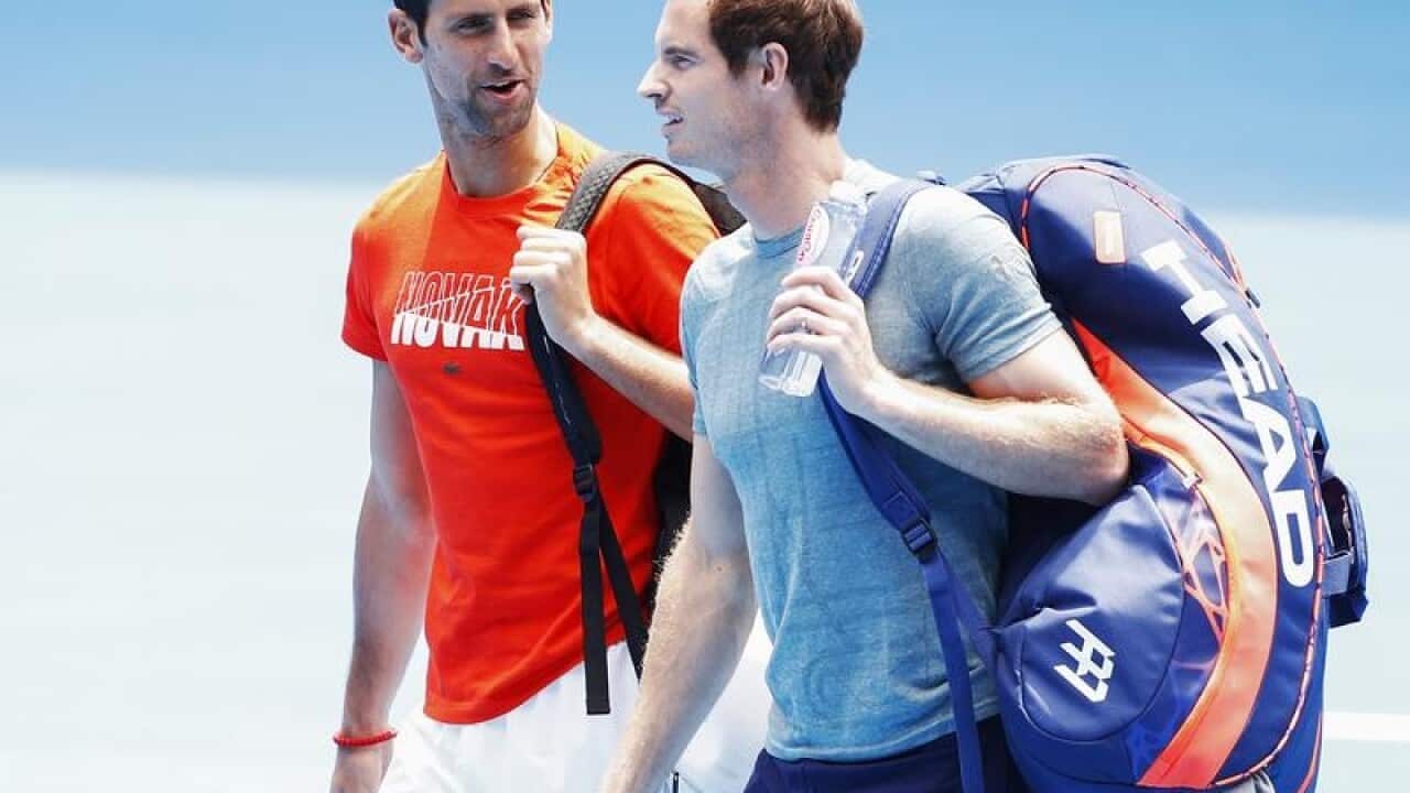 Novak Djokovic and Andy Murray