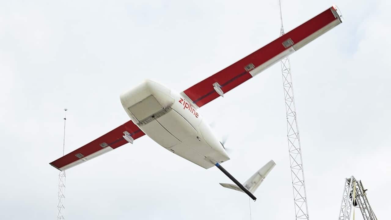 A Zipline drone.
