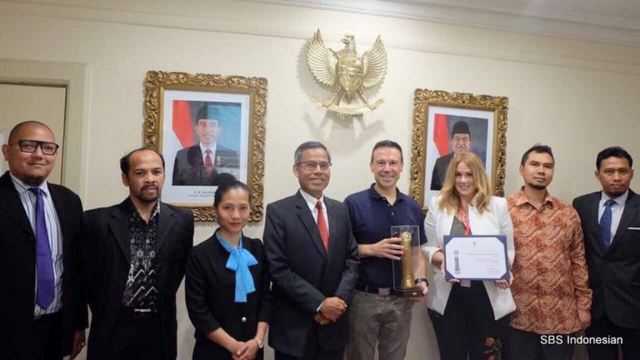 Banga Malewa, 3rd left at the Indonesian Consulate General during the Primaduta Award ceremony - Melb 28 Dec 2017. -
