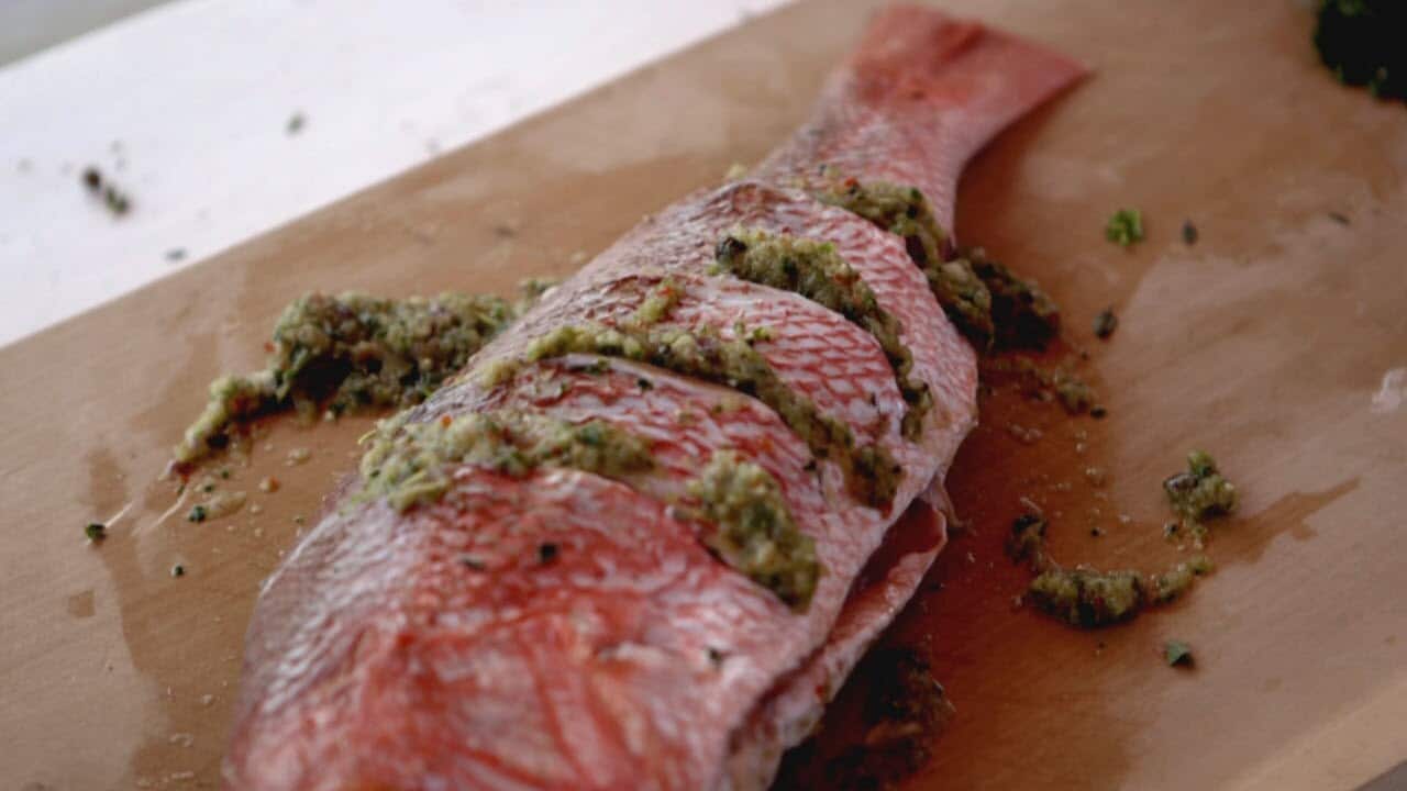 Bajan fish seasoning