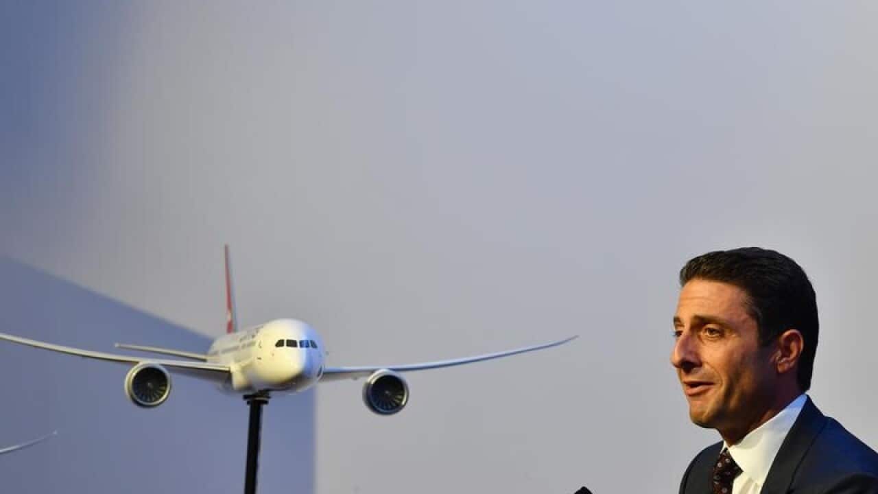 Qantas CFO Tino La Spina will hand over the role to Vanessa Hudson.