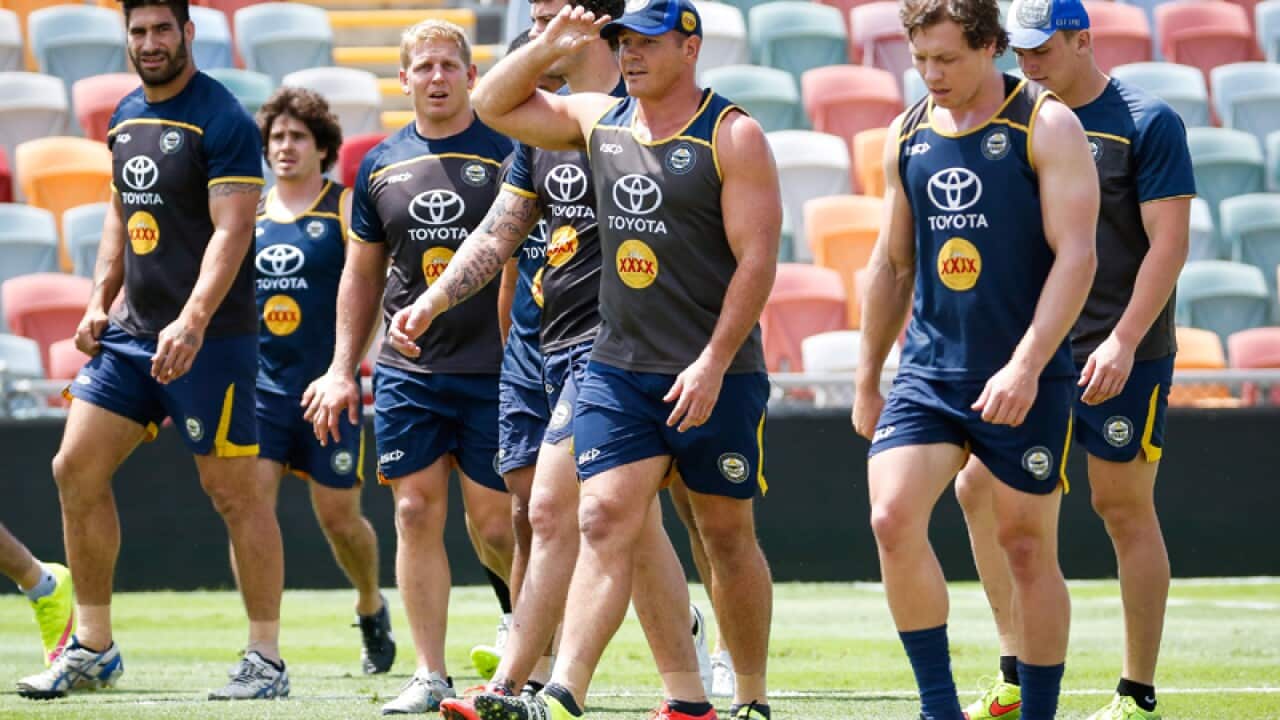 North Queensland Cowboys final training session in Townsville