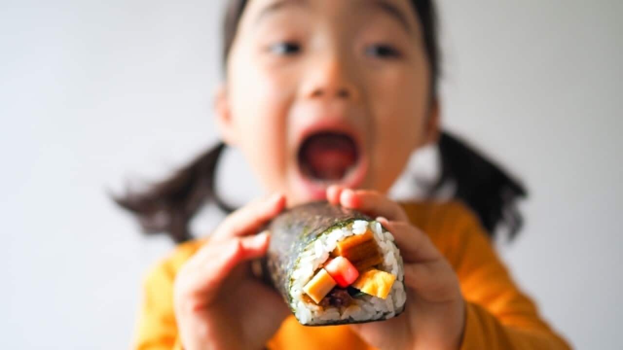 Ehomaki Japanese sushi