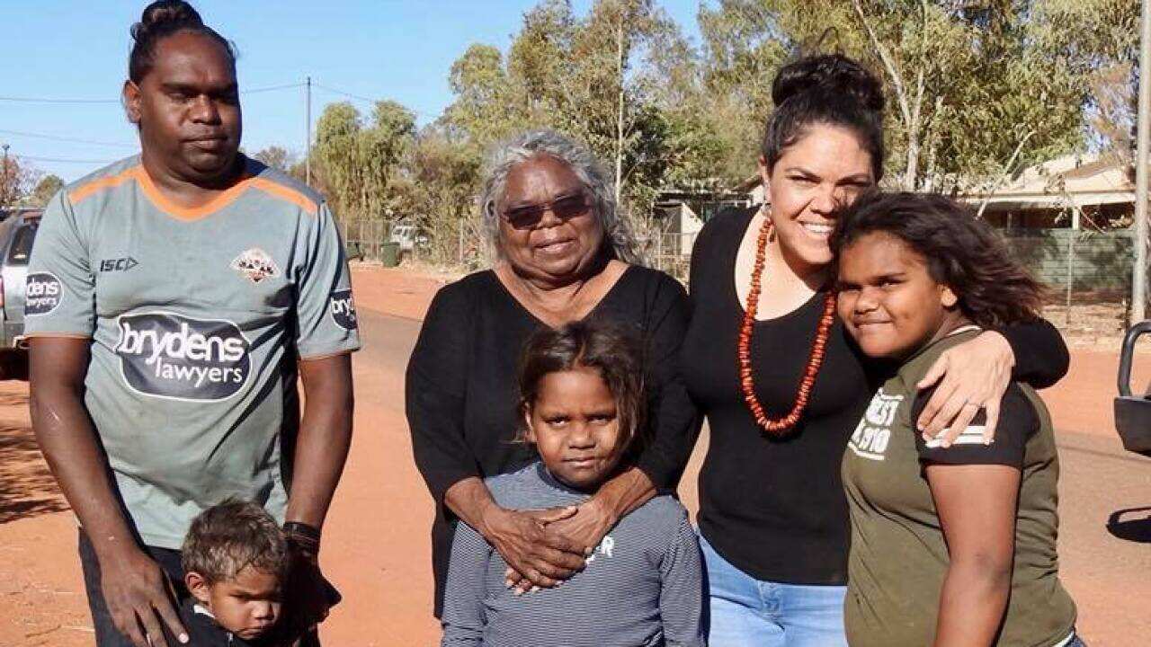Jacinta Price with her mother Bess Price