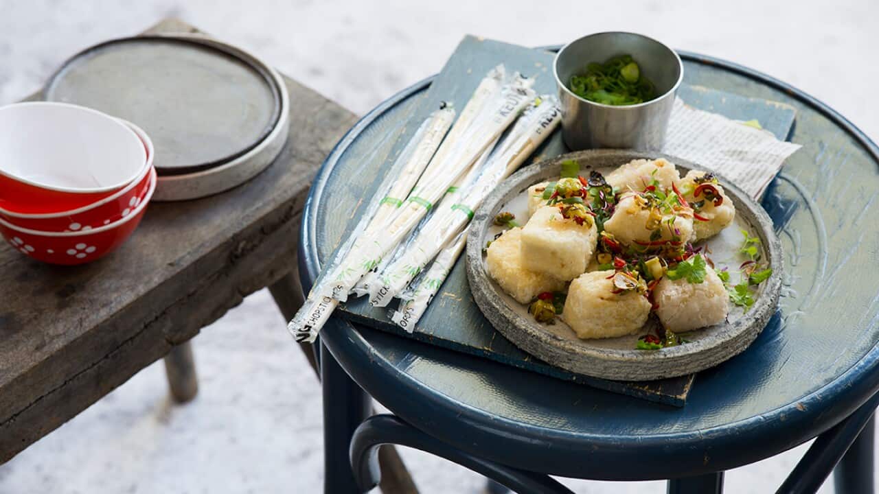 Salt and pepper silken tofu SBS Food