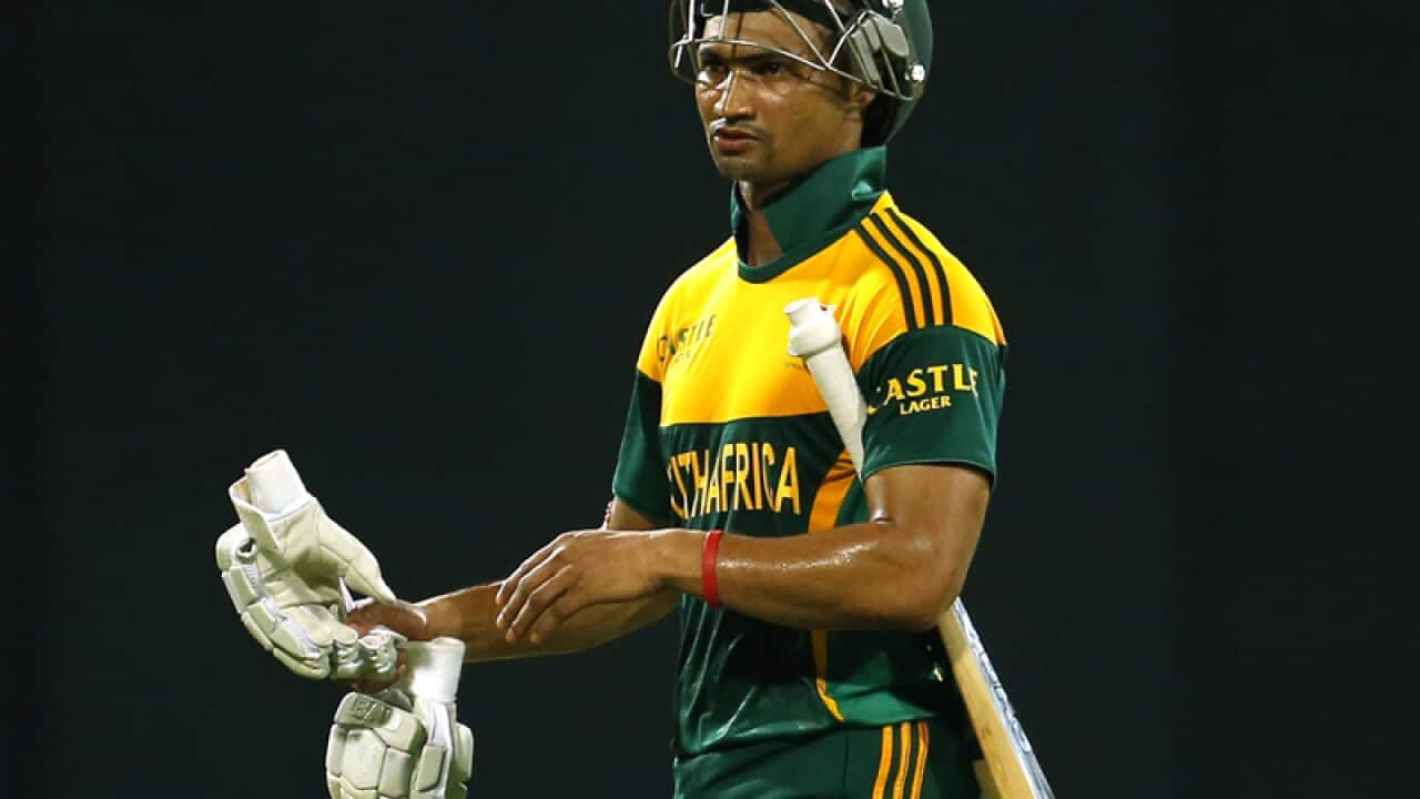Former South Africa batsman Alviro Petersen