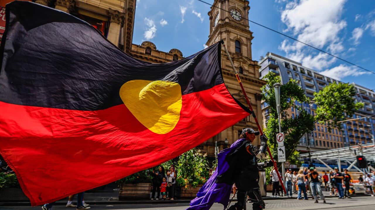 Invasion Day protest rally in Melbourne, Australia - 26 Jan 2025