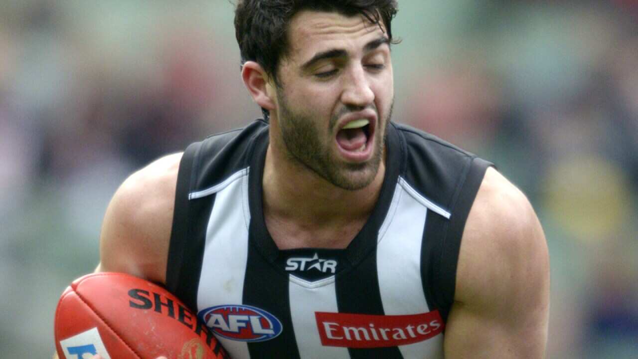 Alex Fasolo of the Magpies