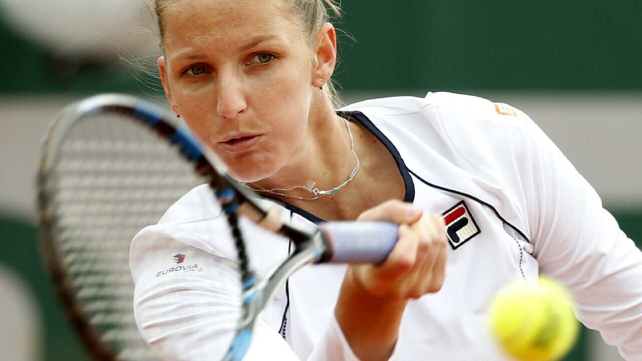 Karolina Pliskova of the Czech Republic