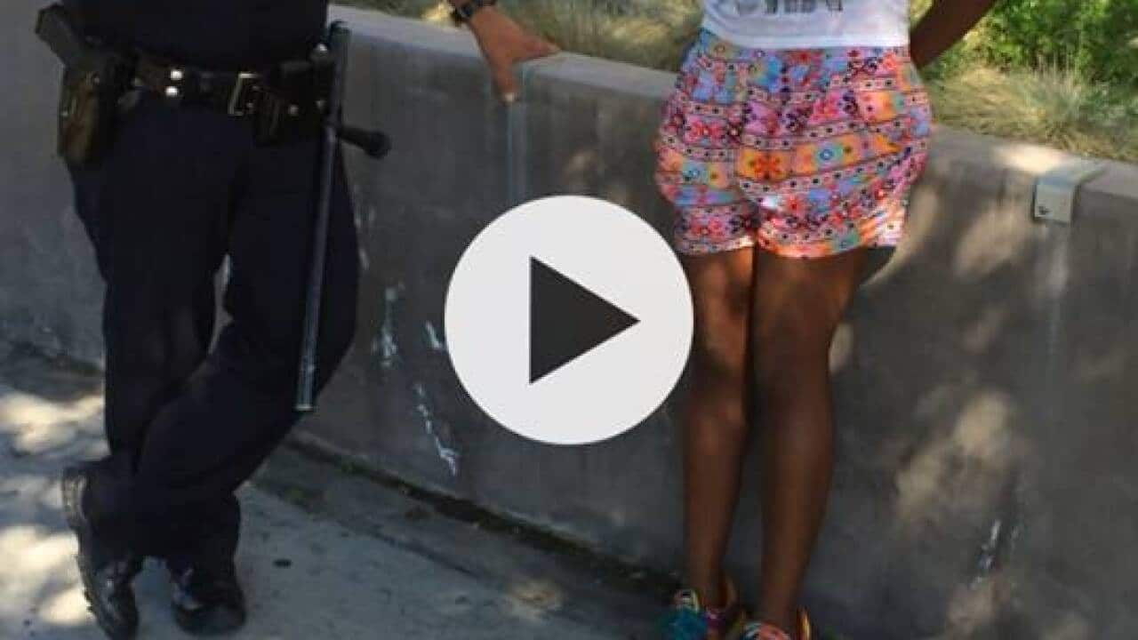 'Django Unchained' actress Daniele Watts was detained for kissing her partner in public. (Facebook: Daniele Watts)