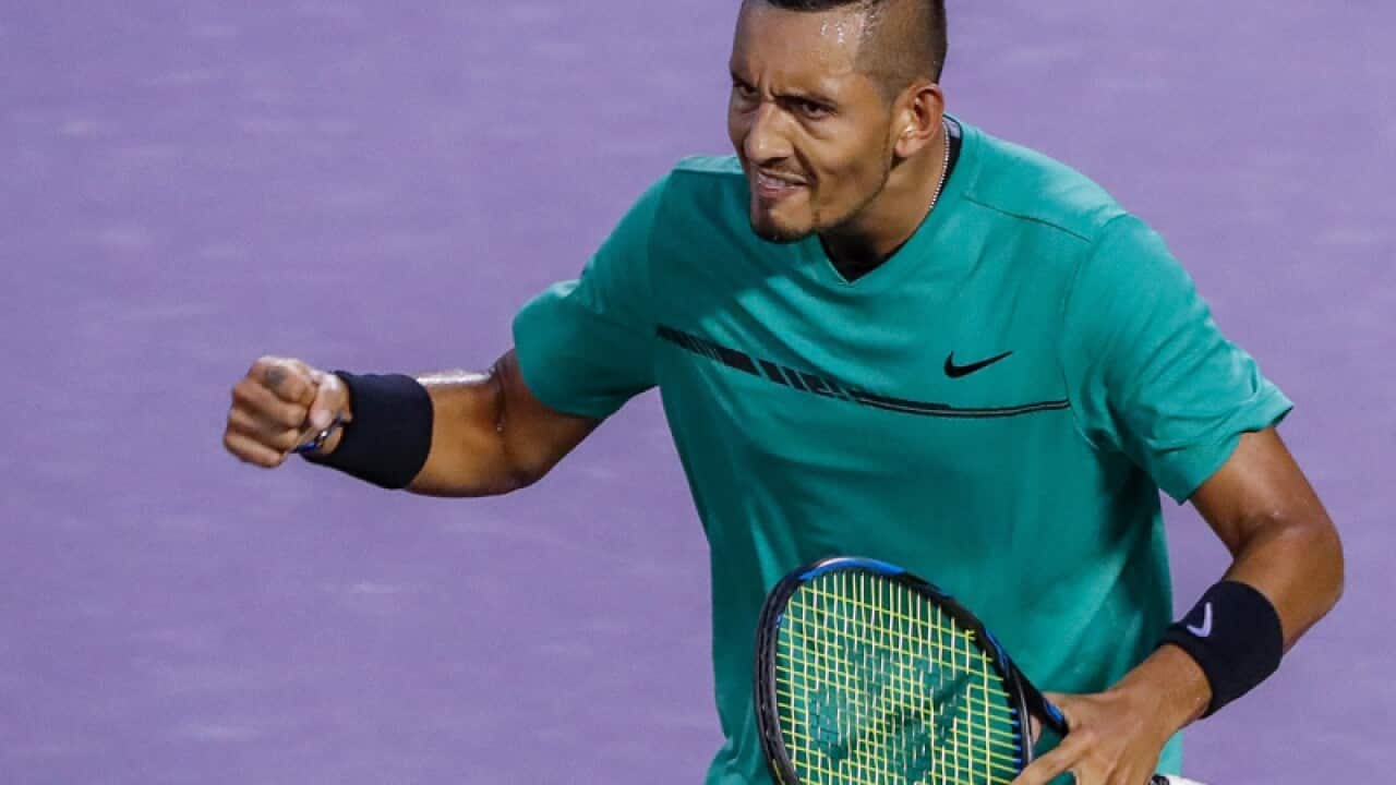 Nick Kyrgios of Australia