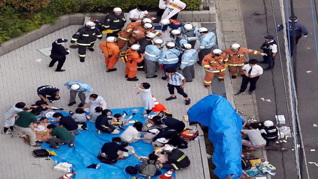 The street of the attack.