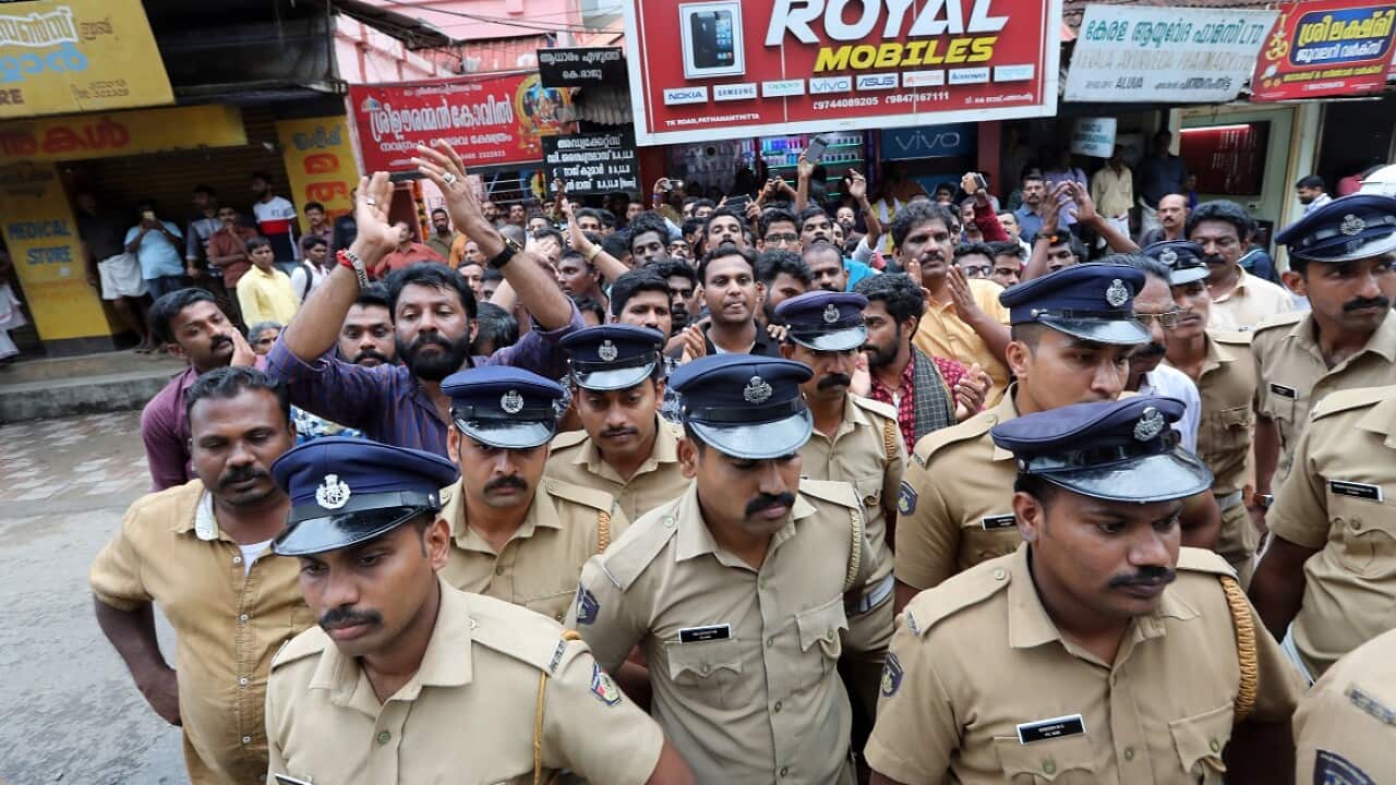 Protests at the Sabarimala Temple have been ongoing since the Supreme Court ruled to allow women of menstruating age to enter the temple.