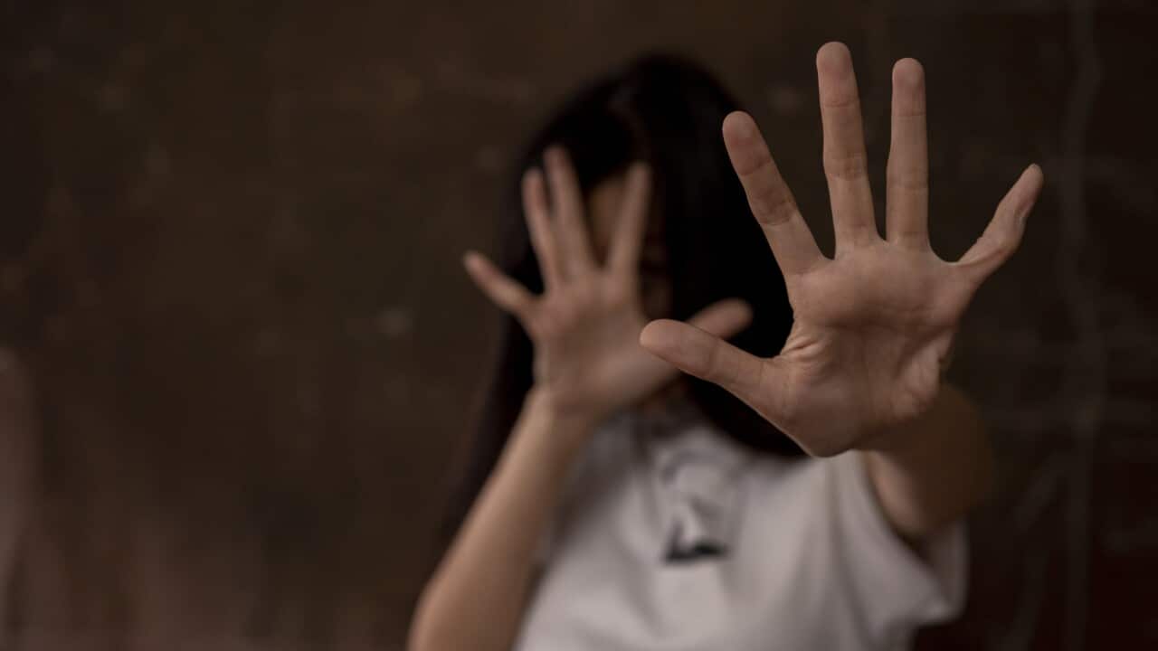 Children violence and abused concept