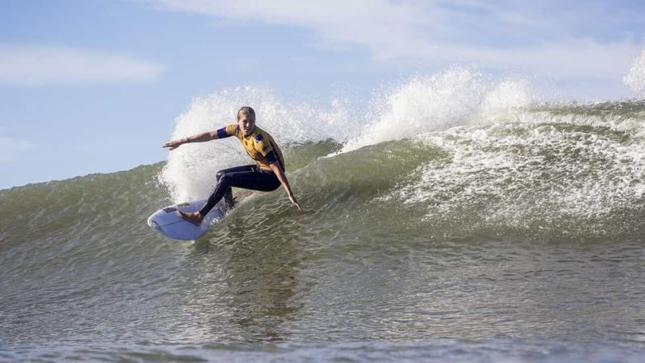 Stephanie Gilmore in action