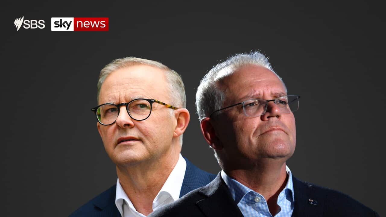 2022年联邦大选】莫里森与阿尔巴尼斯进行两党领袖首轮辩论| SBS Chinese