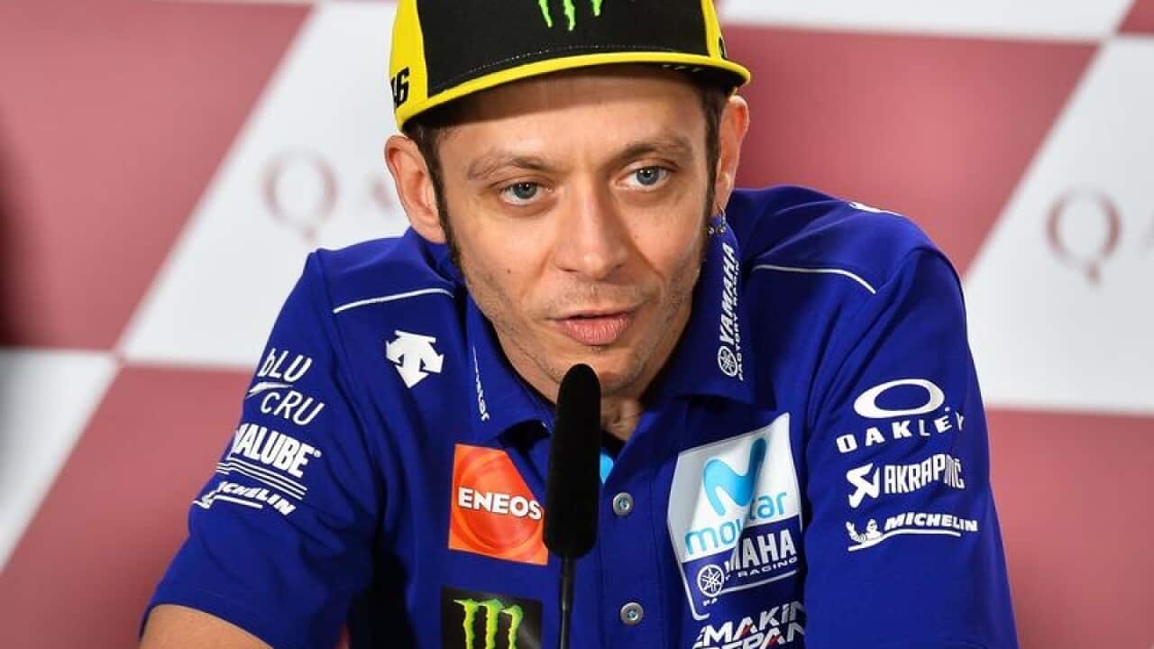 Italian MotoGP rider Valentino Rossi