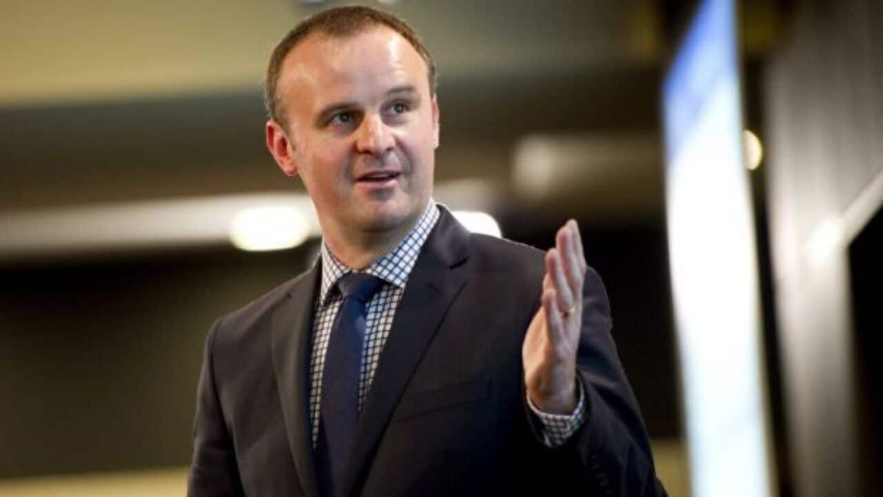 ACT's Chief Minister Andrew Barr.