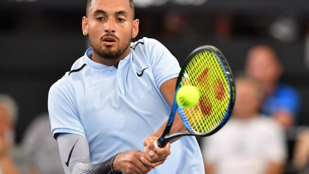 Australian tennis player Nick Kyrgios