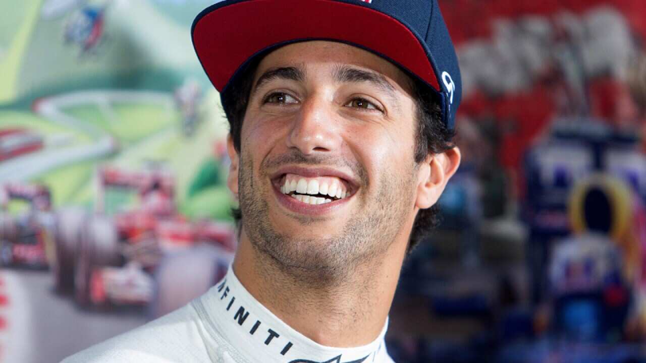 Australian Formula One driver Daniel Ricciardo in Vienna