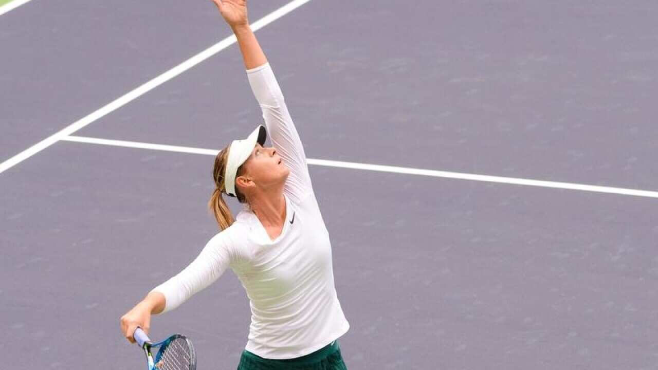 Russian tennis player Maria Sharapova