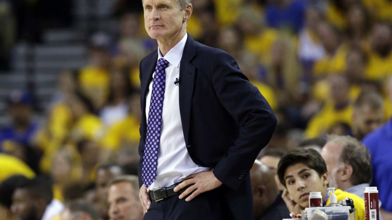 Golden State Warriors head coach Steve Kerr