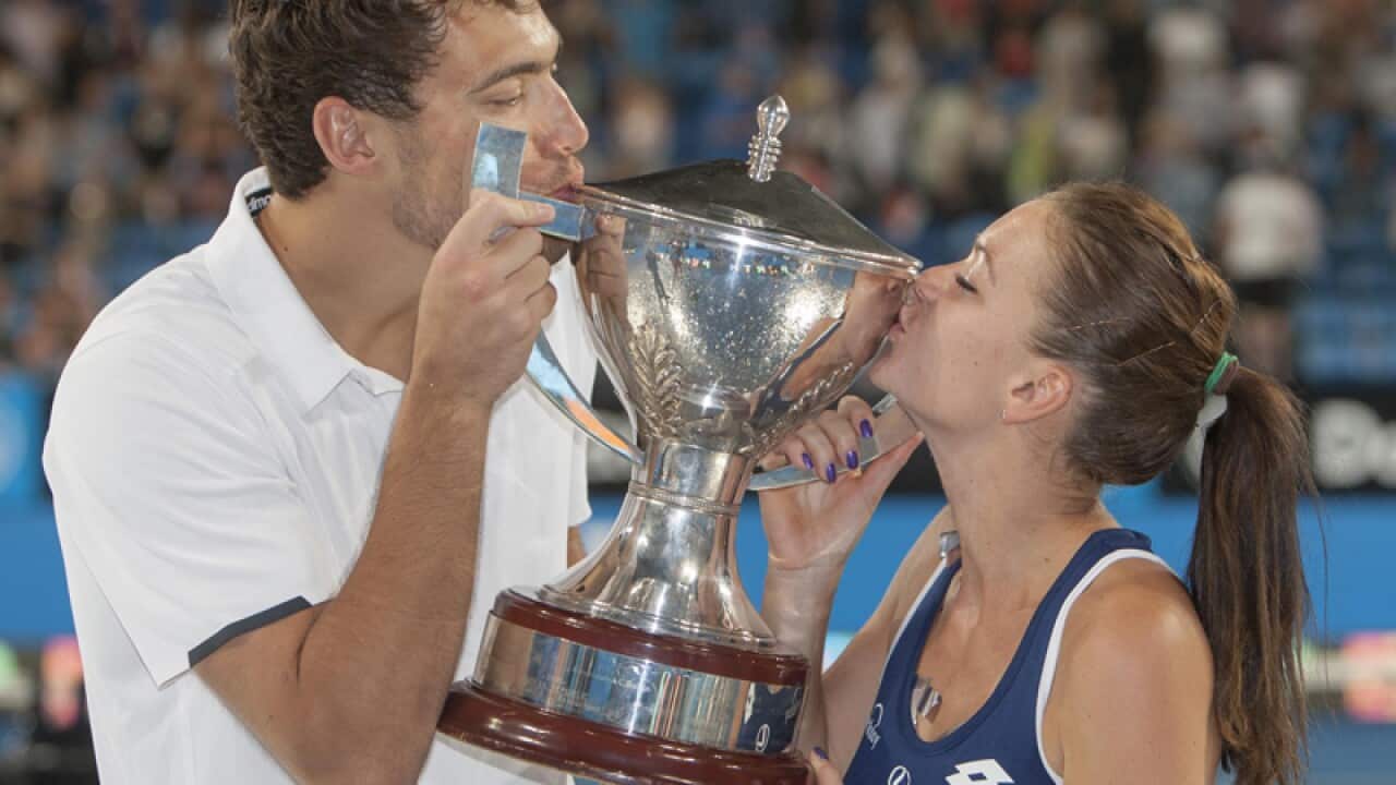 Agnieszka Radwanska and Jerzy Janowicz for Poland