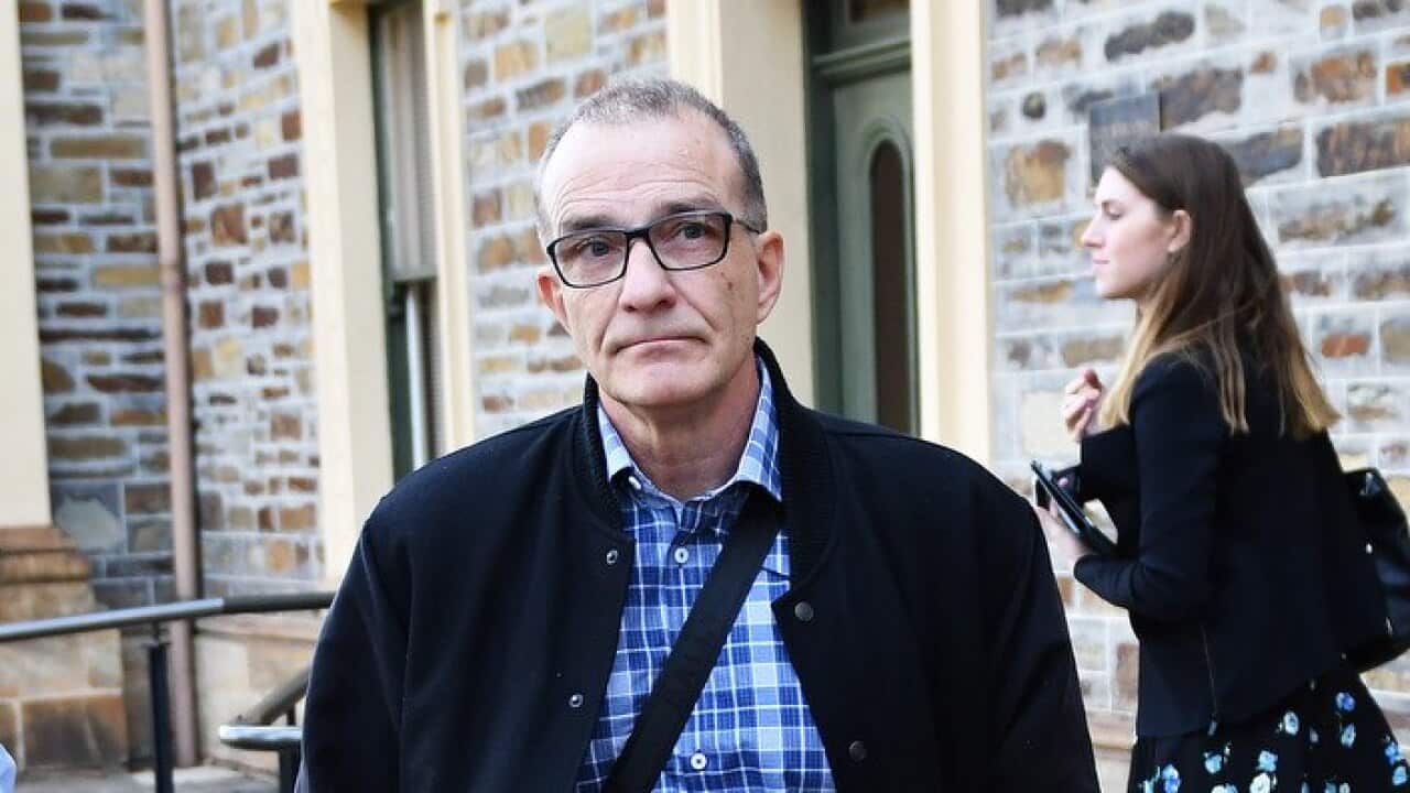 Henry Keogh leaves the South Australian Court of Criminal Appeal