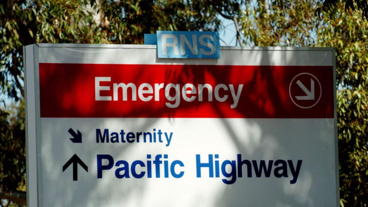 The man was taken to Royal North Shore Hospital in St Leonards.