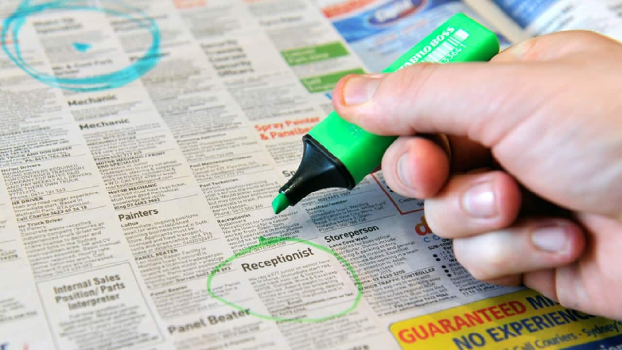 Employment opportunities in a newspaper