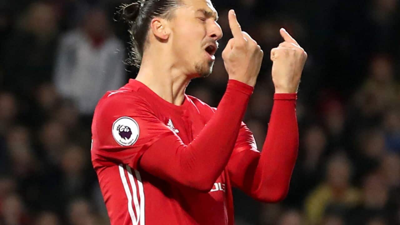 Manchester United's Zlatan Ibrahimovic