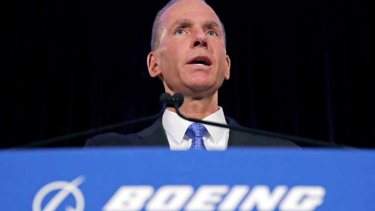 Boeing CEO Dennis Muilenburg stepped down amid the crisis involving the grounding and production halt of Boeing 737 MAX aircraft.