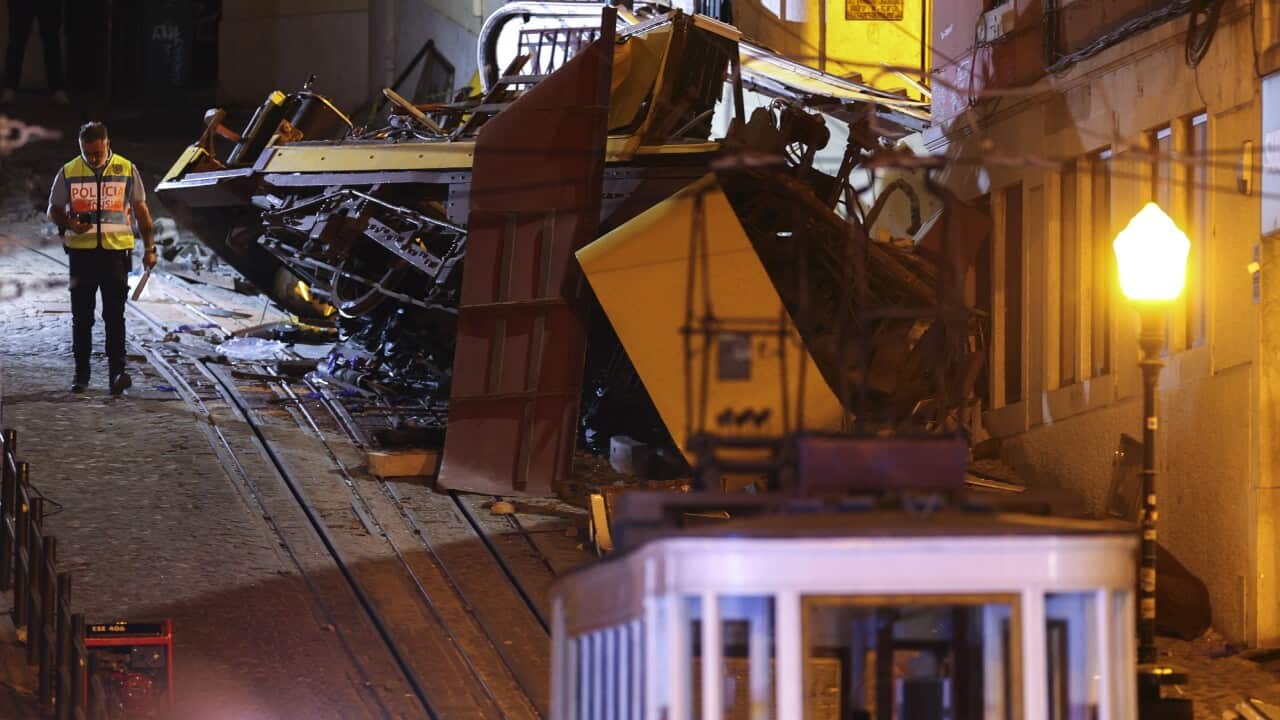 Lisbon funicular wreckage