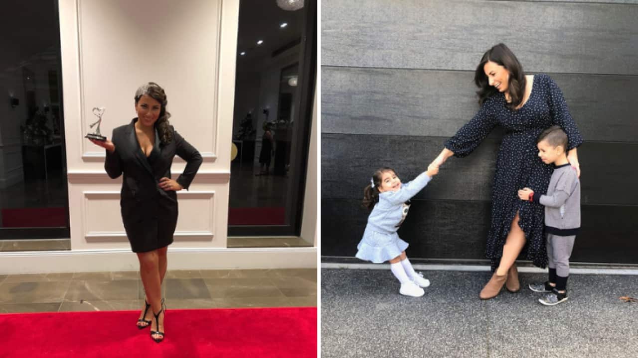 Zoe George won the ausmumpreneur Influencer Award 2018
