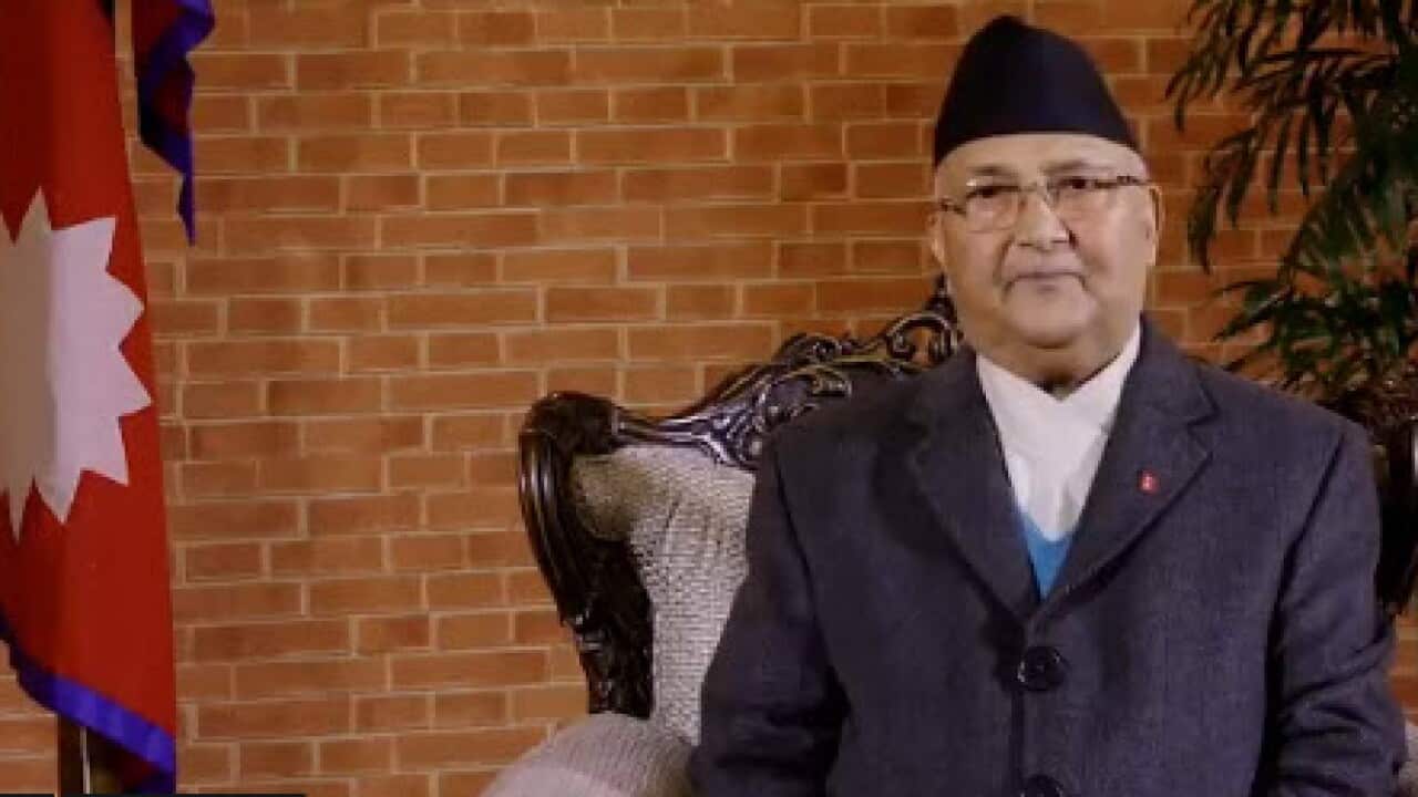 Nepal's Prime Minister KP Sharma Oli.