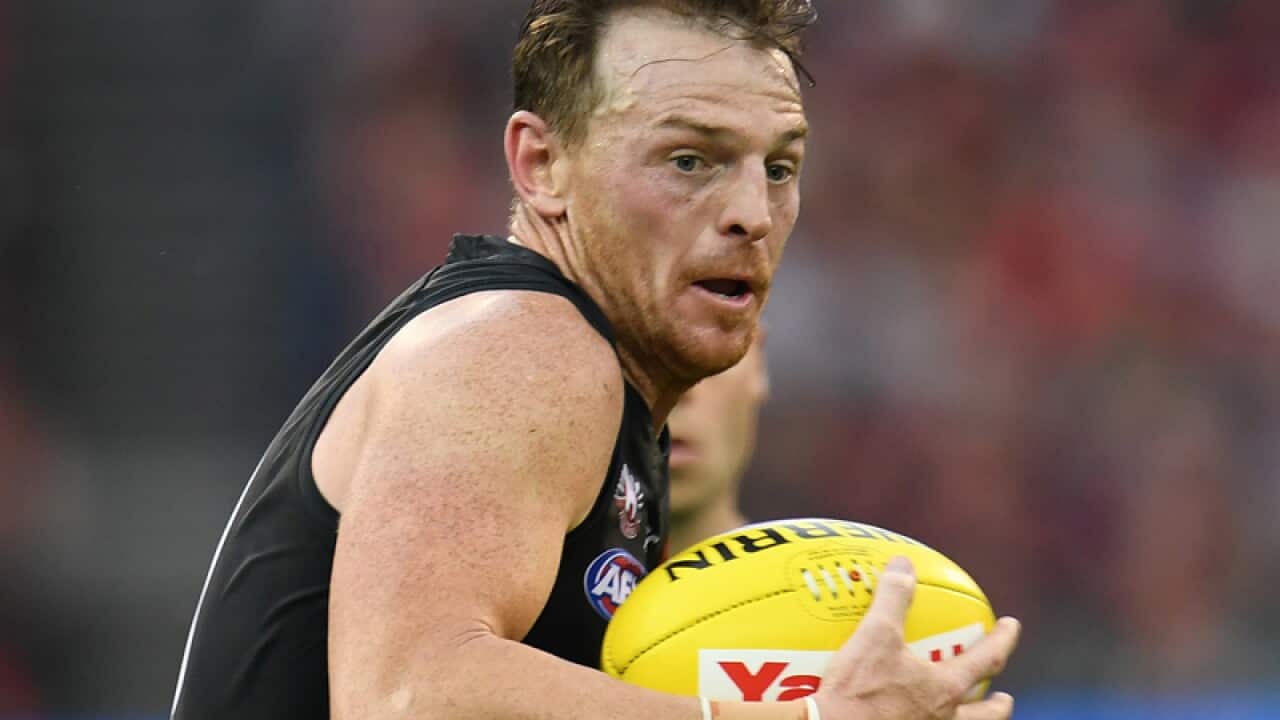 Brendon Goddard of the Bombers