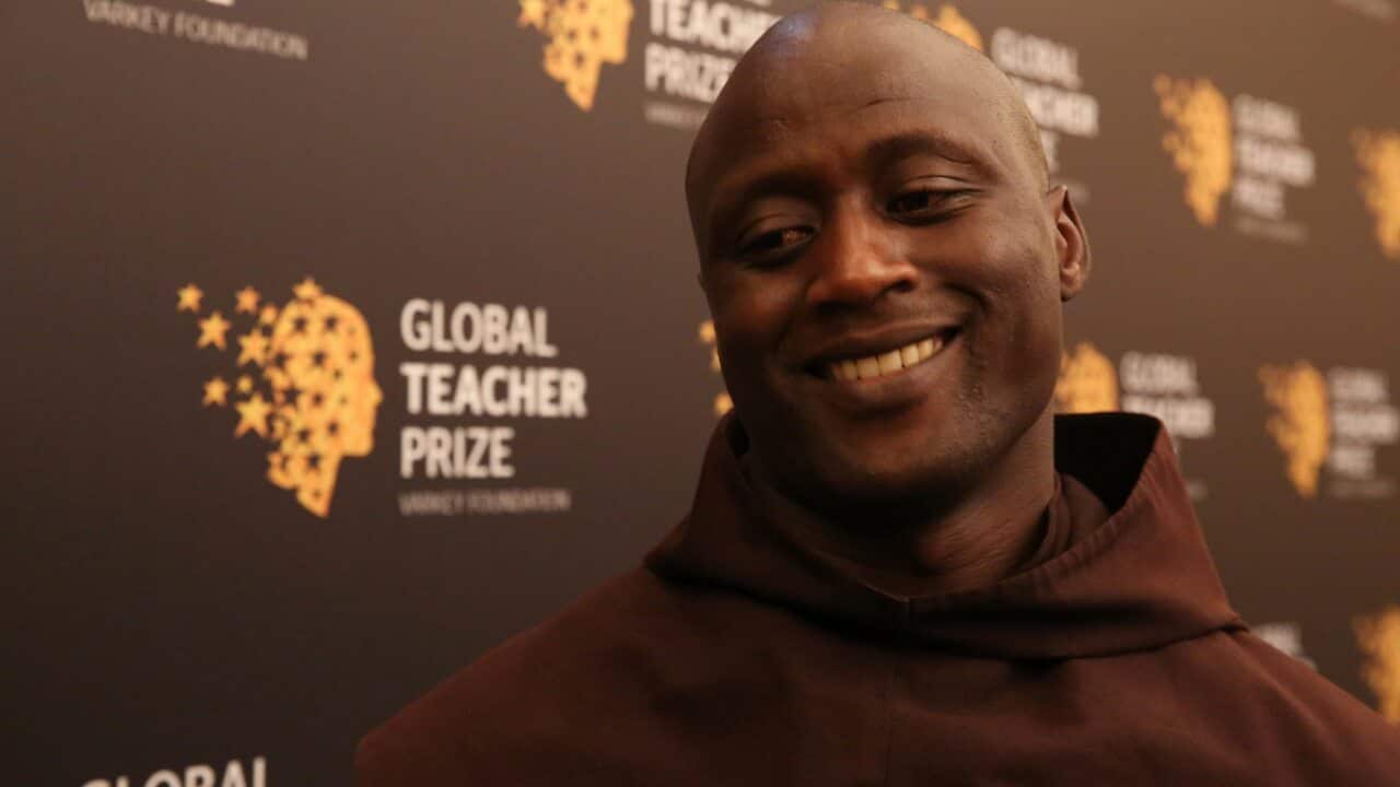 Kenyan teacher Peter Tabichi.