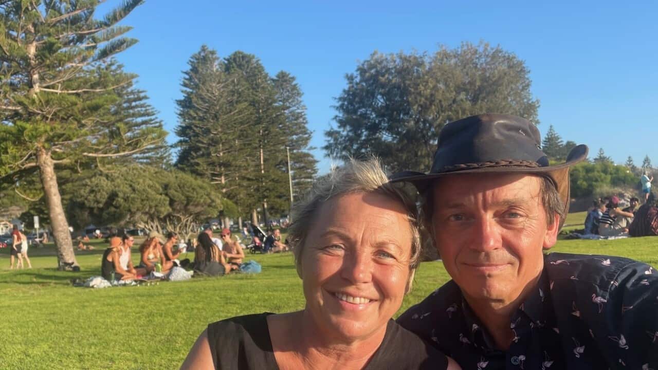 Tineke Van der Eecken en haar man Adam Bennett genieten van het leven in Fremantle (WA).