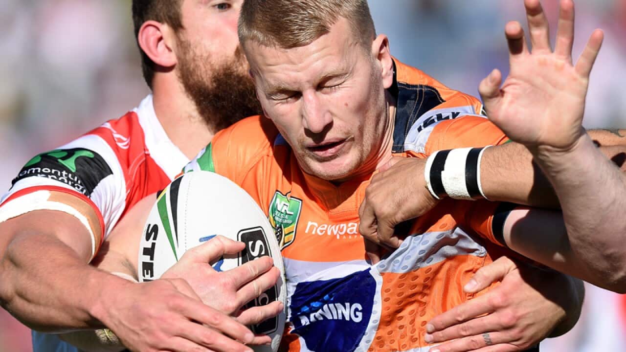 Newcastle Knights forward Mitch Barnett