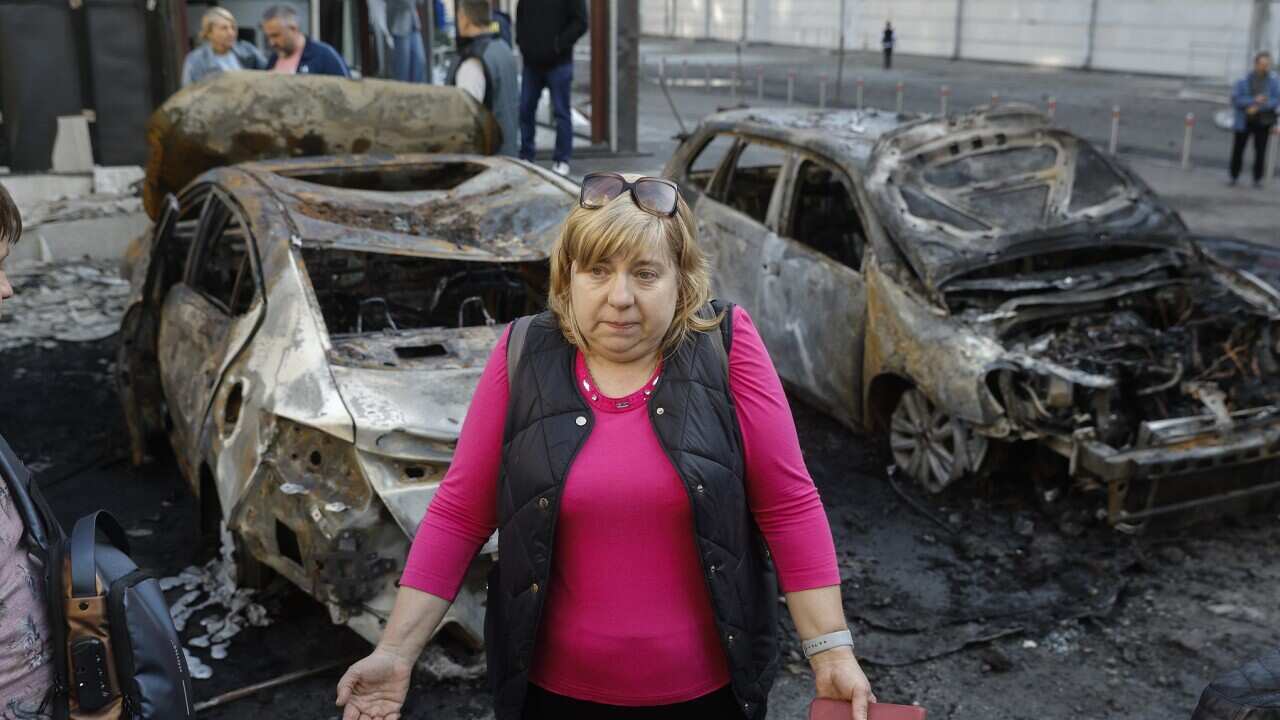 At least eleven people were injured in overnight Russian drone attack in Kyiv