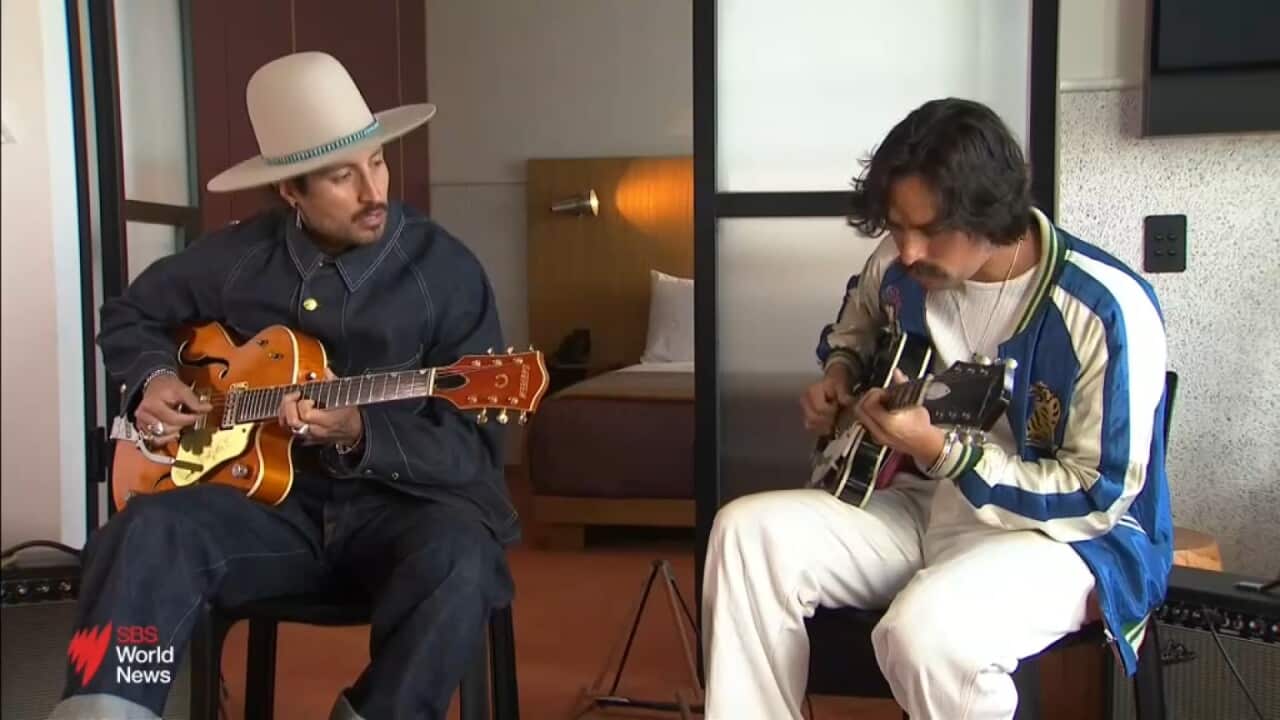 SBS sits down with Swiss-Ecuadorian guitar duo Hermanos Gutierrez amid