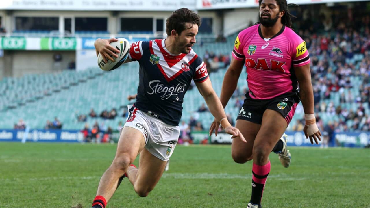 Aidan Guerra during match play.