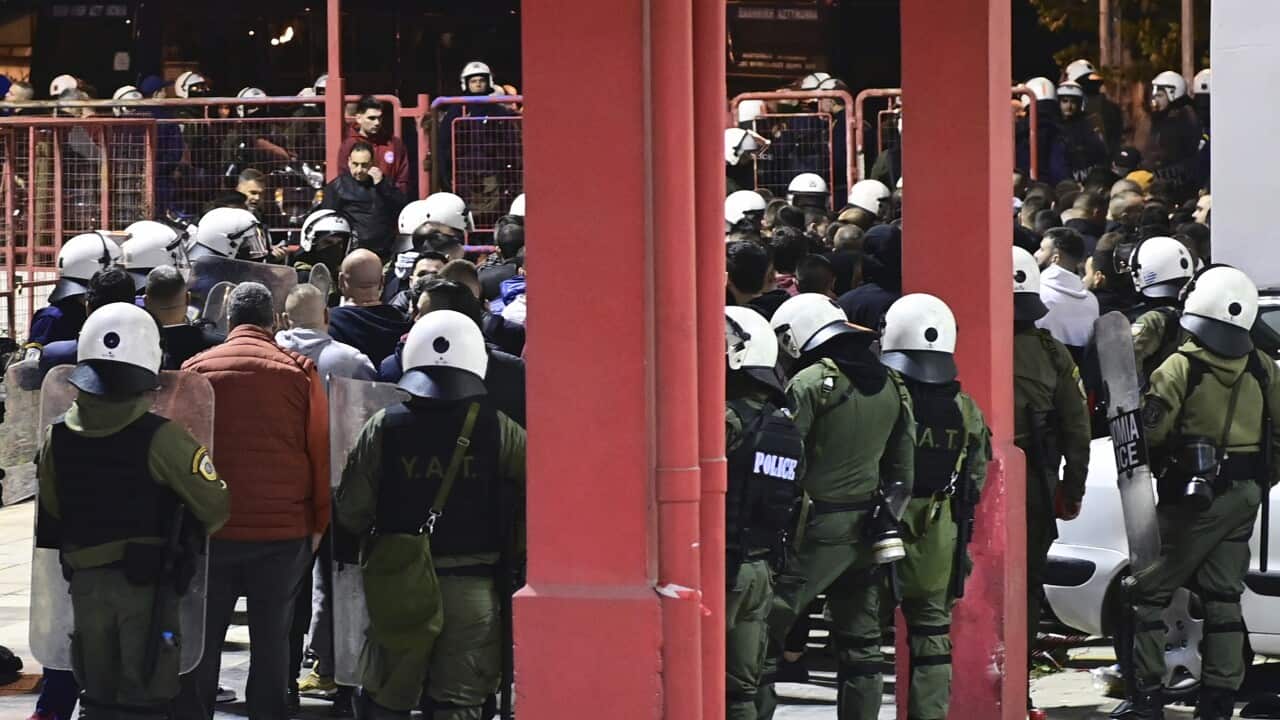 Greece Volleyball Violence